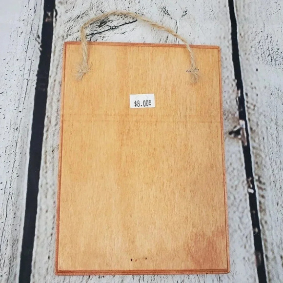 Home Sweet Home 7in Wood Plaque - Picture 2 of 3